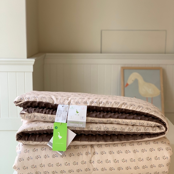 91家纺网 家纺一手货源 找家纺 汇庭 2025秋冬新款·糯米纱布双人豆豆被系列 伊娜