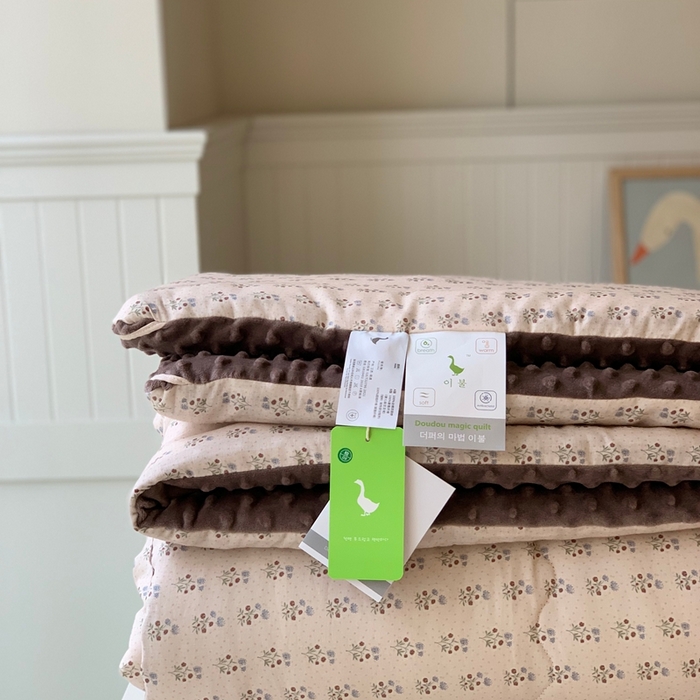 汇庭 2025秋冬新款·糯米纱布双人豆豆被系列 伊娜