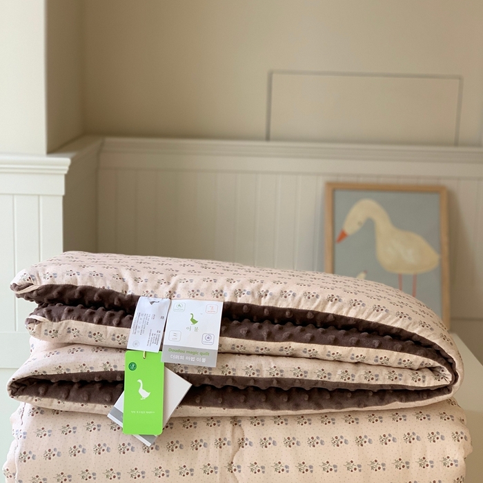 91家纺网 家纺一手货源 找家纺 汇庭 2025秋冬新款·糯米纱布双人豆豆被系列 伊娜