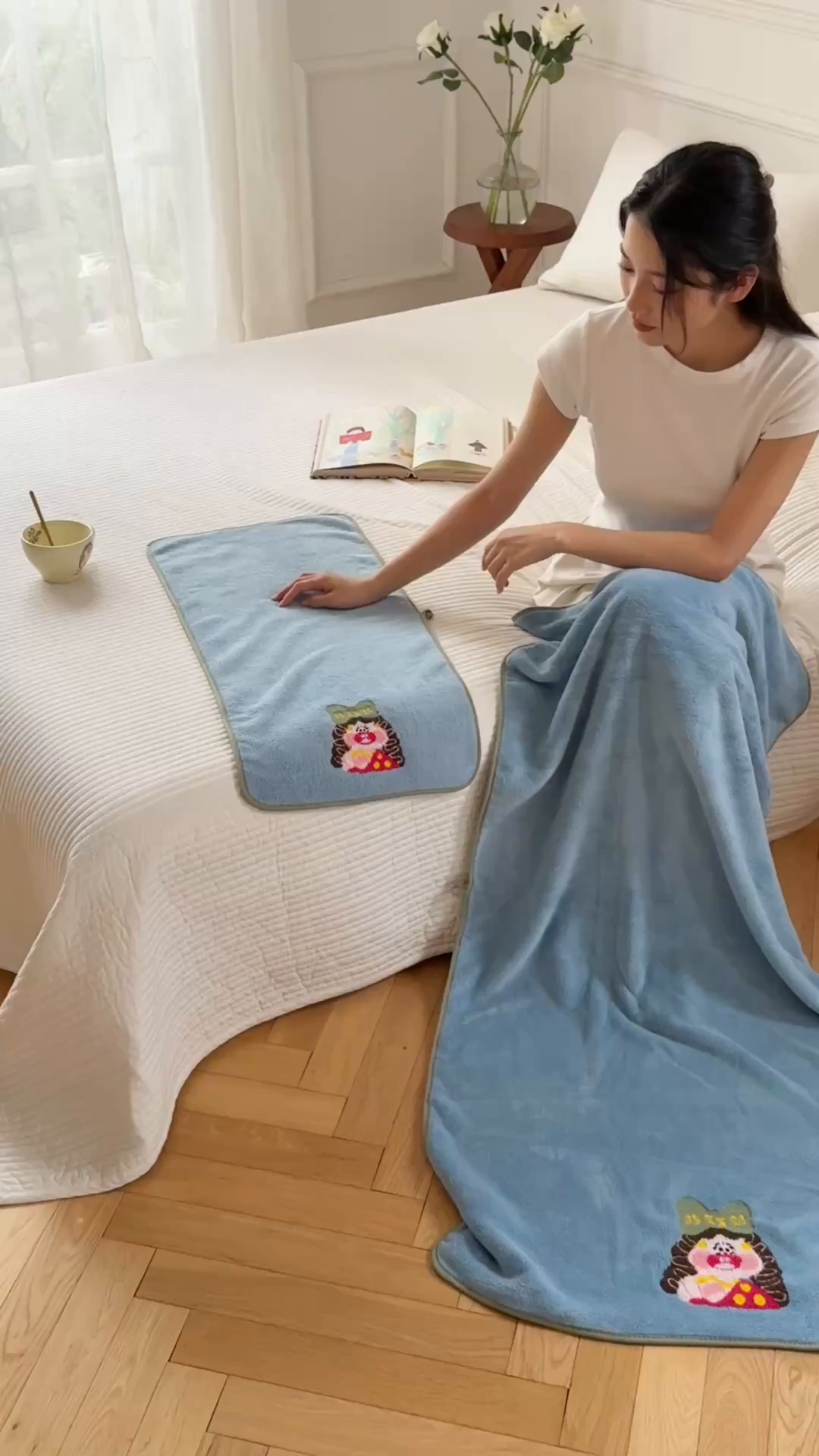 91家纺网 家纺一手货源 找家纺 （总）沐瑟家纺 2025新款亲肤柔软珊瑚绒毛巾浴巾-富婆系列