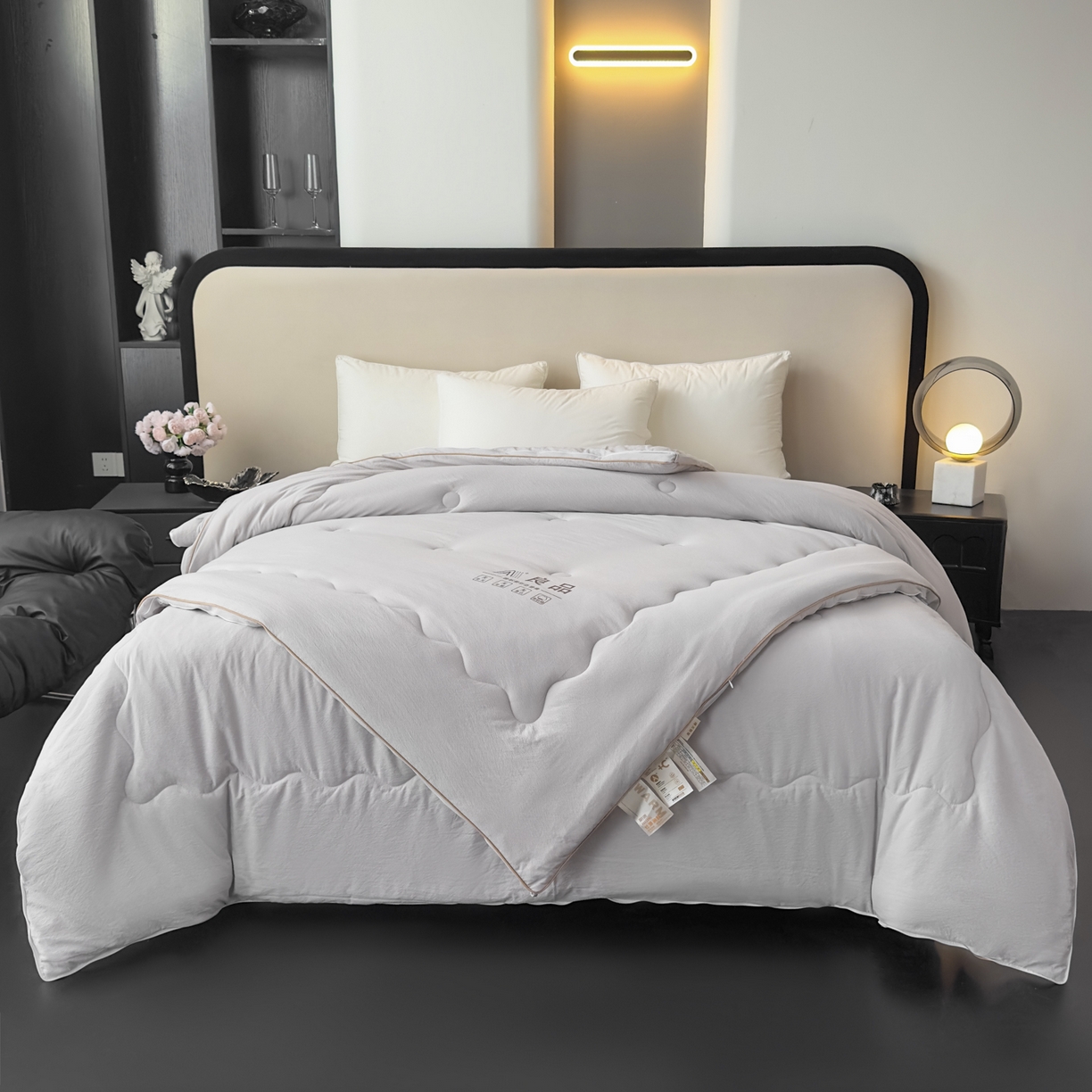 91家纺网 家纺一手货源 找家纺 （总）蓝雀翎 2025新款10%针织糯糯棉大豆子母被被子被芯