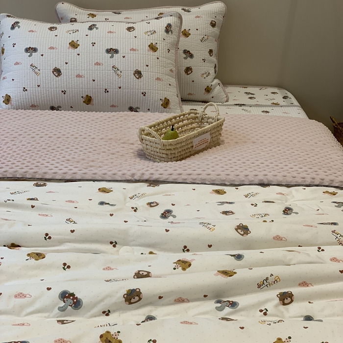 91家纺网 家纺一手货源 找家纺 （总）汇庭 2025秋冬新款·全棉床盖三件套