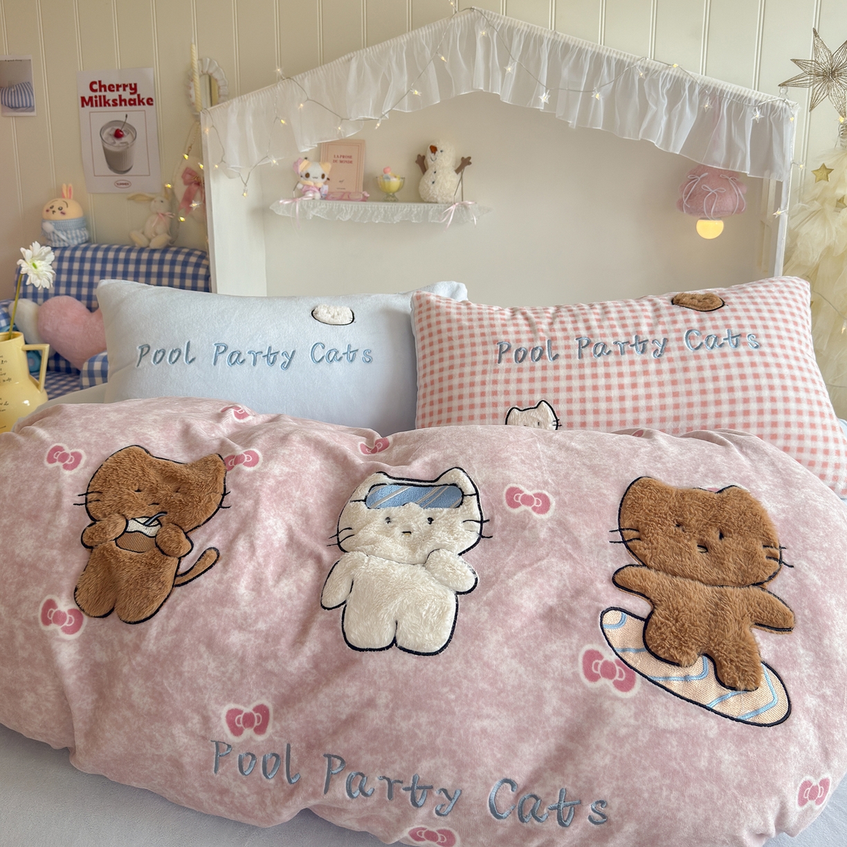 91家纺网 家纺一手货源 找家纺 （总）罗亿家纺 2025新款A类兔毛贴布绣刺绣牛奶绒四件套-小红书推荐(提供买家秀)