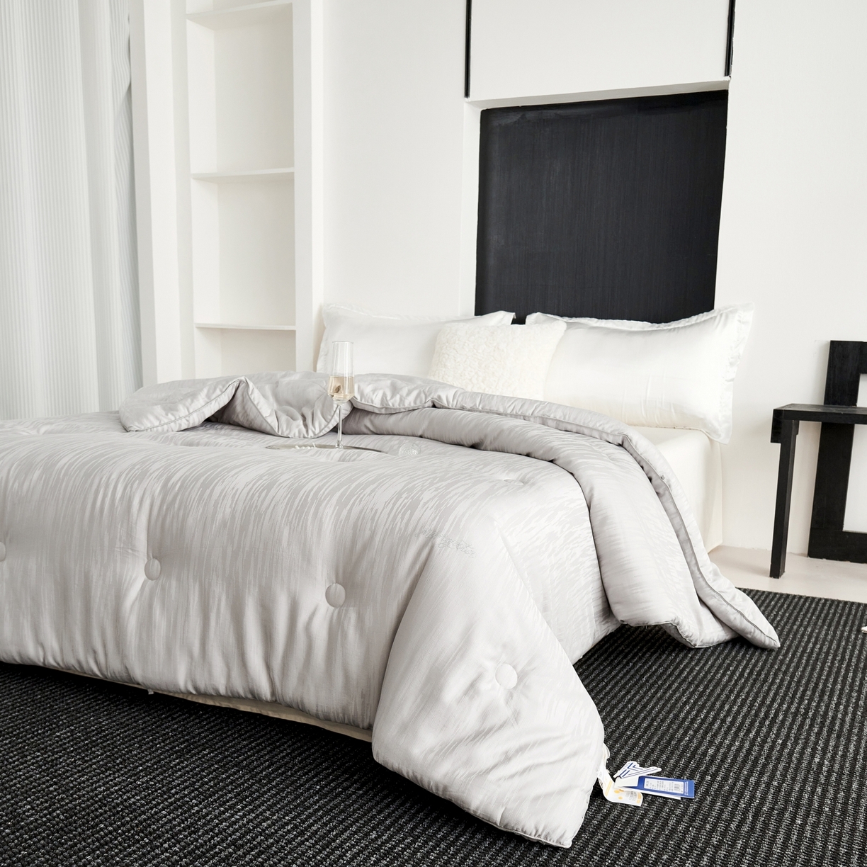 91家纺网 家纺一手货源 找家纺 （总）CINNY馨宜 2025新款60S木本提花大豆被大豆纤维春秋被冬被子被芯