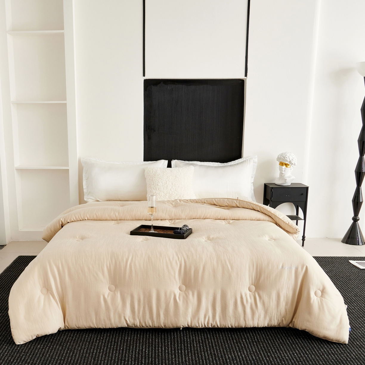 91家纺网 家纺一手货源 找家纺 （总）CINNY馨宜 2025新款60S木本提花大豆被大豆纤维春秋被冬被子被芯