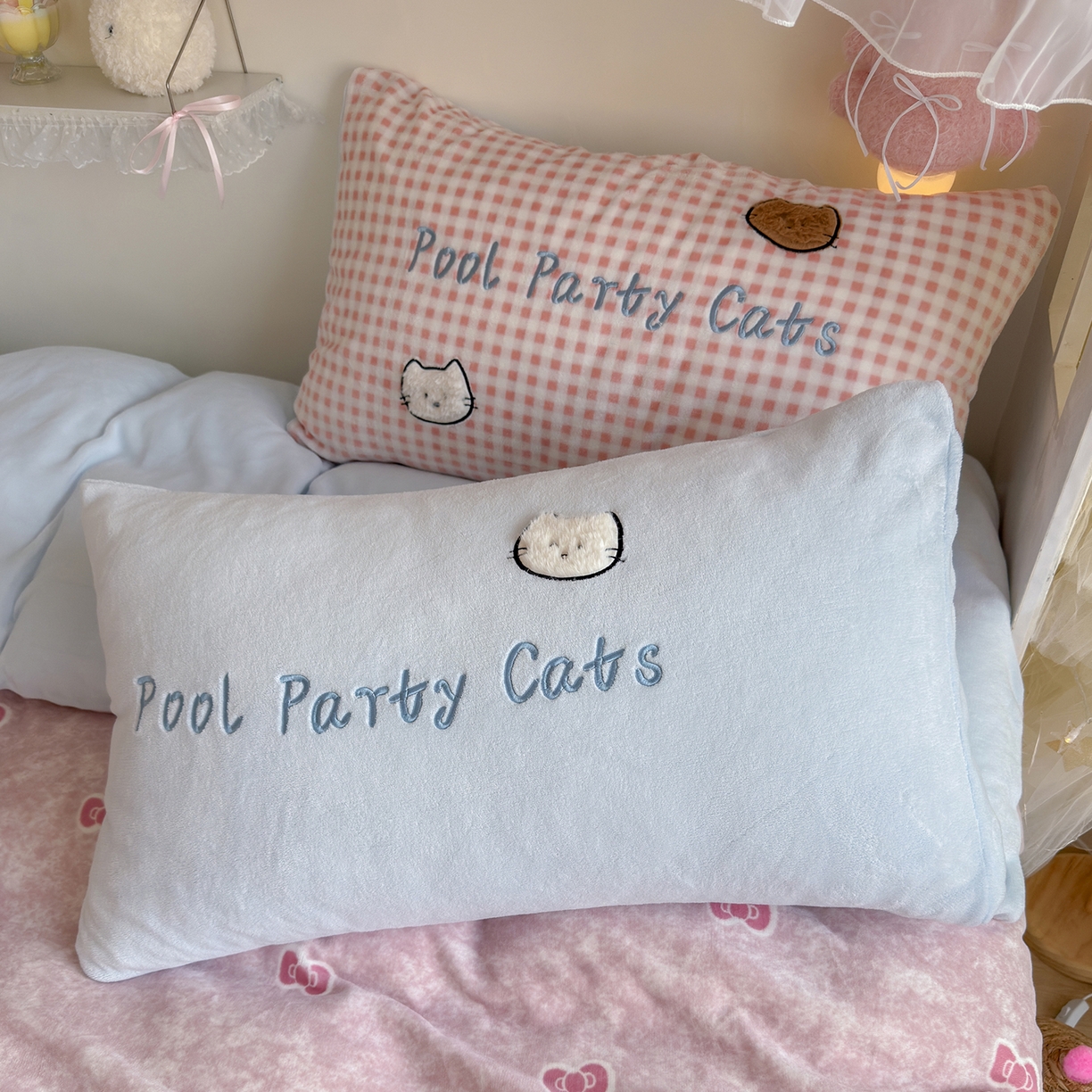 91家纺网 家纺一手货源 找家纺 罗亿家纺 2025新款A类兔毛贴布绣刺绣牛奶绒四件套-小红书推荐(提供买家秀) 三小只