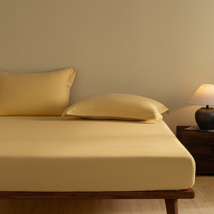 91家纺网 家纺一手货源 找家纺 （总）秀色家纺 2025高端长绒棉贡缎加厚磨毛纯棉单件床笠三件套床罩全棉床垫保护套50s