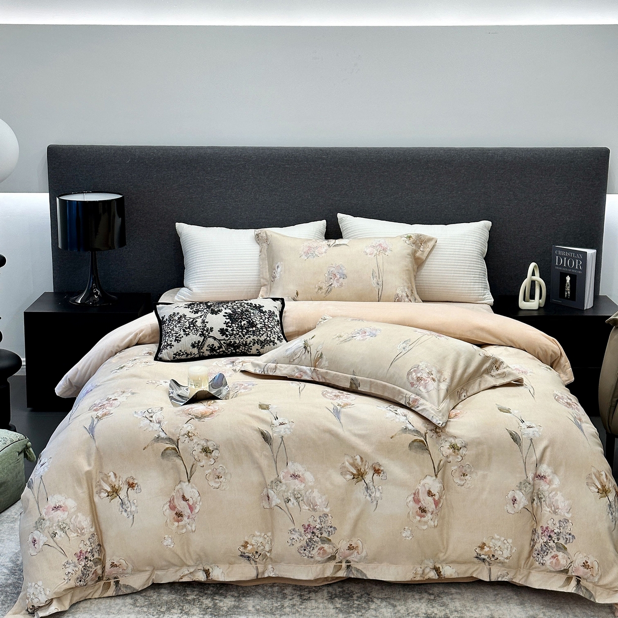 91家纺网 家纺一手货源 找家纺 （总）JUICY 橘滋家纺 2025新款柔美治愈系磨毛宝宝绒系列四件套