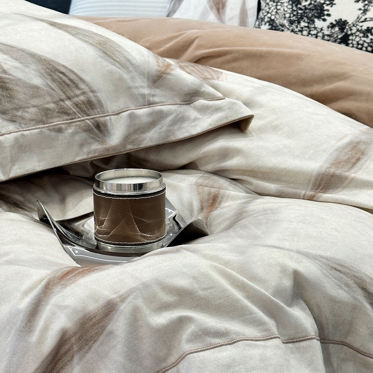 91家纺网 家纺一手货源 找家纺 （总）JUICY 橘滋家纺 2025新款柔美治愈系磨毛宝宝绒系列四件套