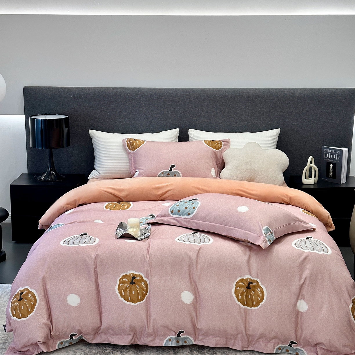 91家纺网 家纺一手货源 找家纺 （总）JUICY 橘滋家纺 2025新款柔美治愈系磨毛宝宝绒系列四件套