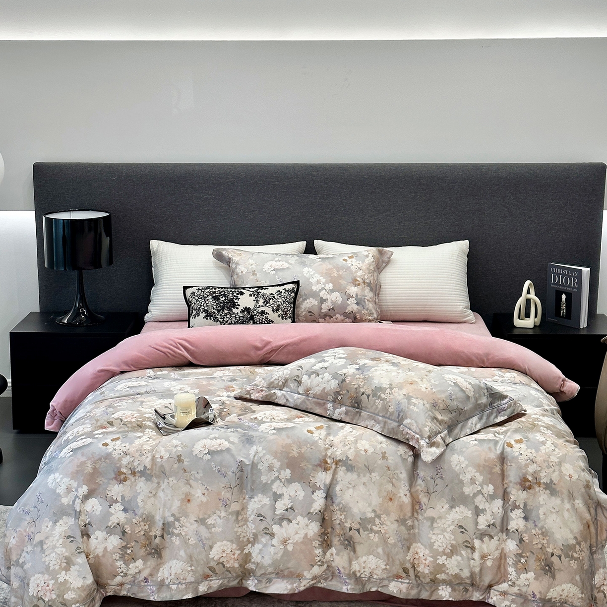 JUICY 橘滋家纺 2025新款柔美治愈系磨毛宝宝绒系列四件套 黛莉庄园