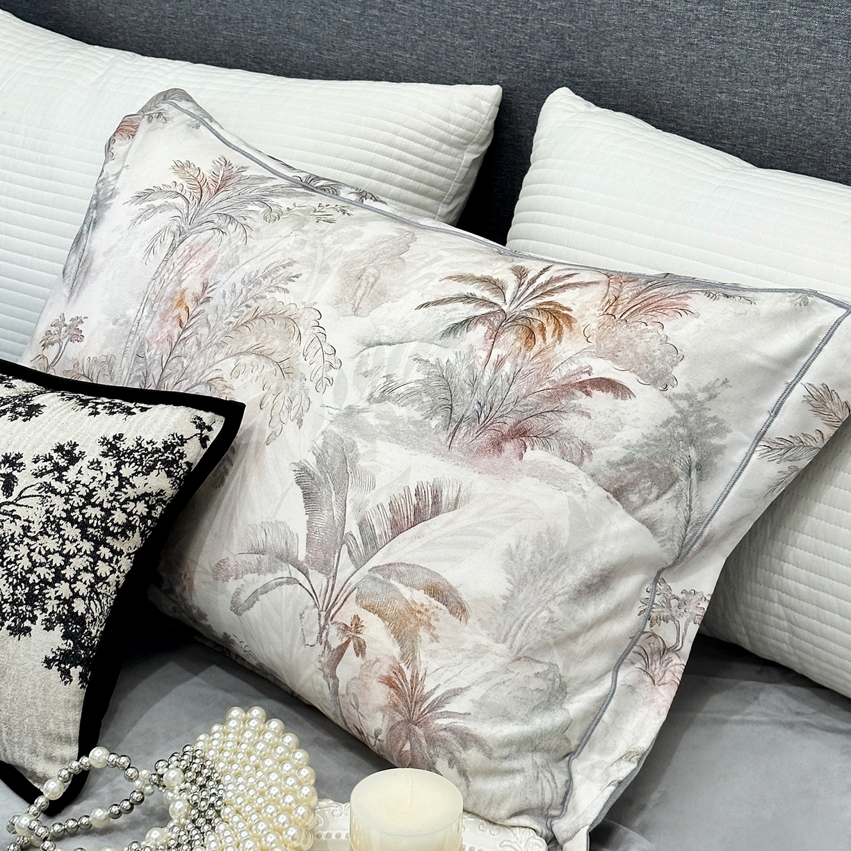 91家纺网 家纺一手货源 找家纺 JUICY 橘滋家纺 2025新款柔美治愈系磨毛宝宝绒系列四件套 戛纳秋曲