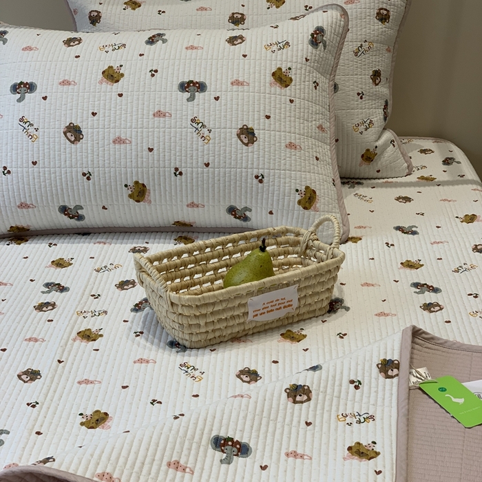 91家纺网 家纺一手货源 找家纺 汇庭 2025秋冬新款·全棉床盖三件套 多趣庄园