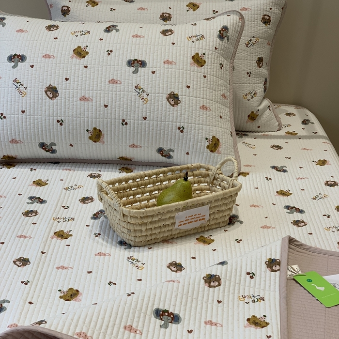 91家纺网 家纺一手货源 找家纺 汇庭 2025秋冬新款·全棉床盖三件套 多趣庄园