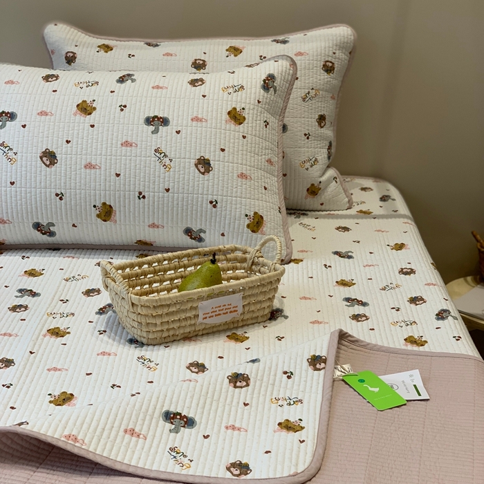 91家纺网 家纺一手货源 找家纺 汇庭 2025秋冬新款·全棉床盖三件套 多趣庄园