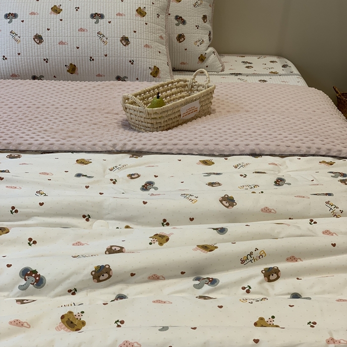 91家纺网 家纺一手货源 找家纺 汇庭 2025秋冬新款·全棉床盖三件套 多趣庄园