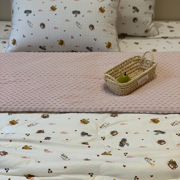 91家纺网 家纺一手货源 找家纺 汇庭 2025秋冬新款·全棉床盖三件套 多趣庄园