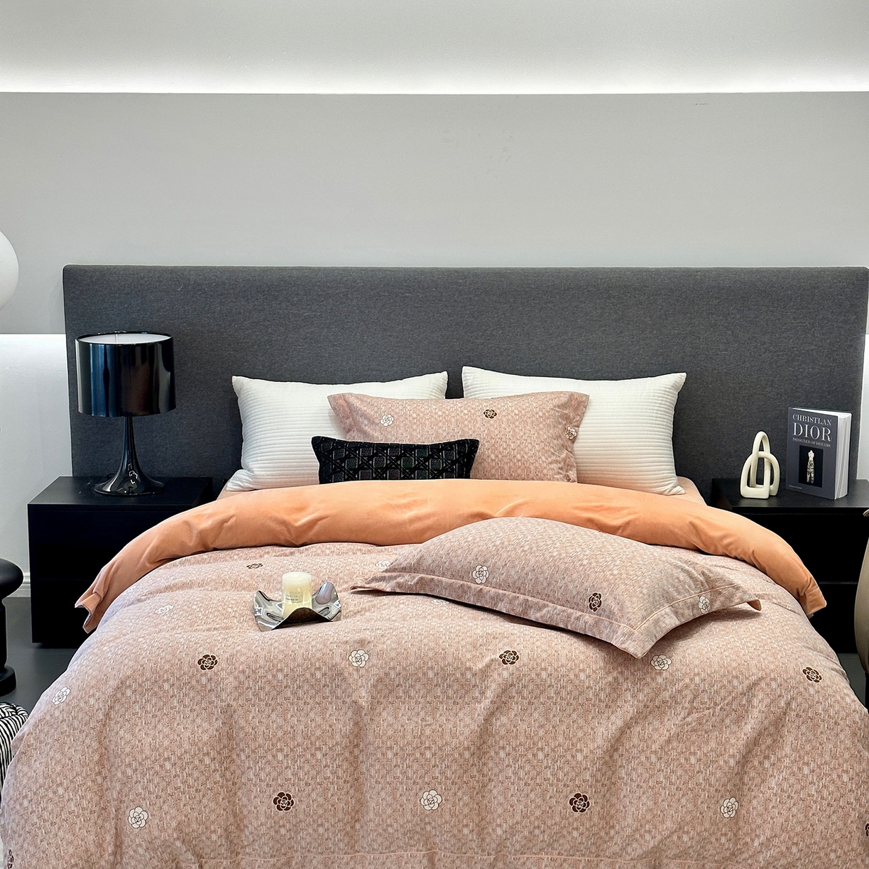 JUICY 橘滋家纺 2025新款柔美治愈系磨毛宝宝绒系列四件套 小香coco