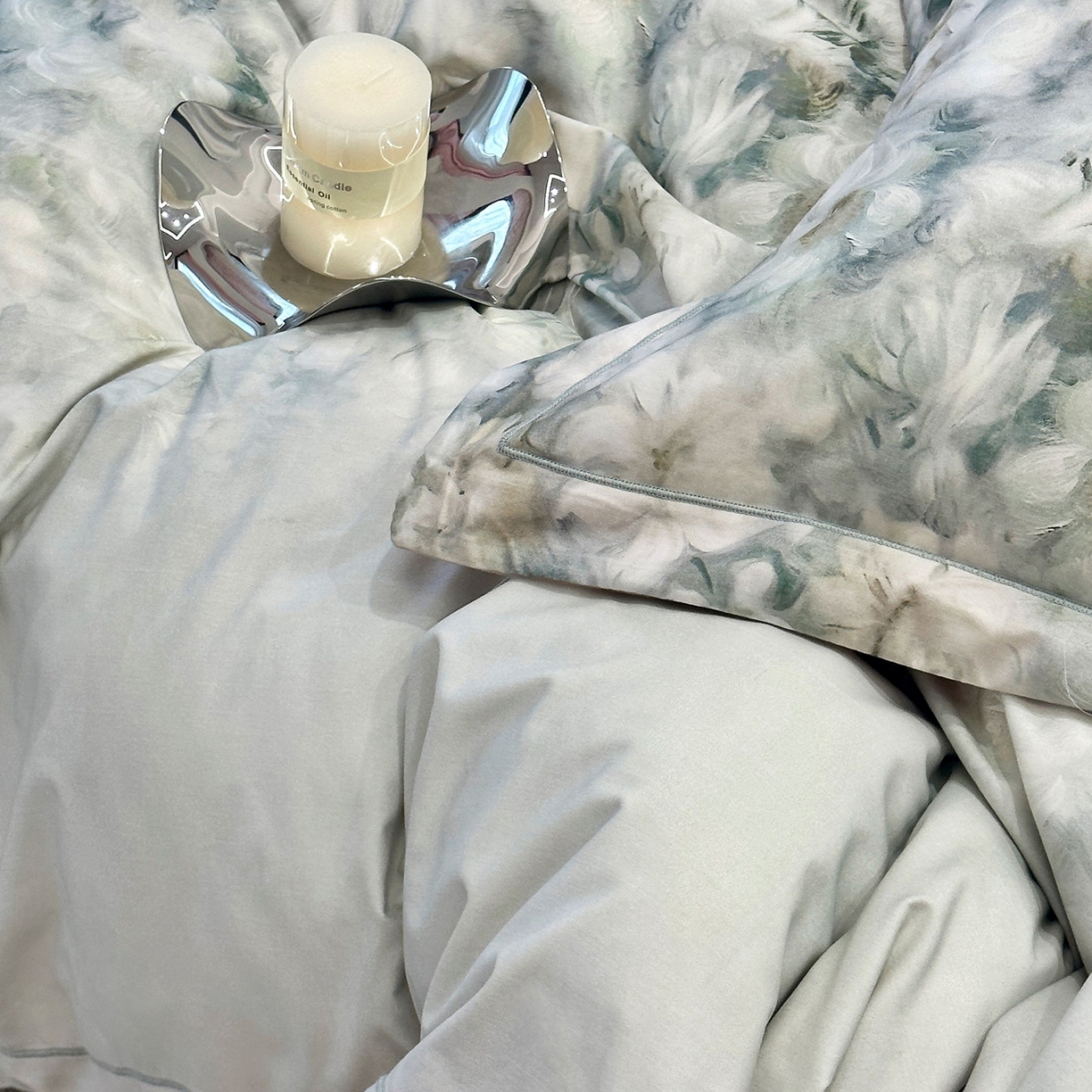 91家纺网 家纺一手货源 找家纺 JUICY 橘滋家纺 2025新款柔美治愈系磨毛宝宝绒系列四件套 蔷薇物语