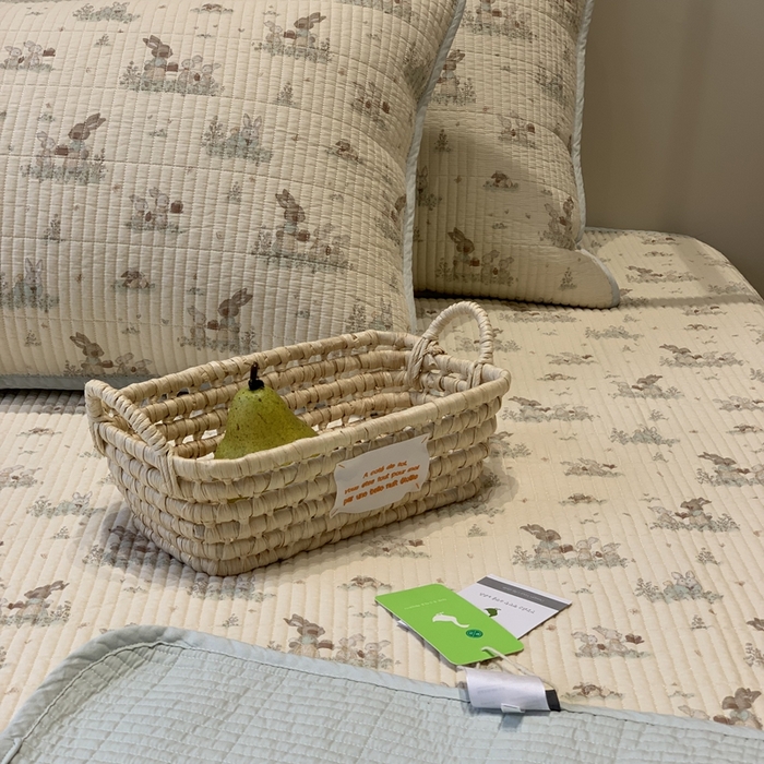 91家纺网 家纺一手货源 找家纺 汇庭 2025秋冬新款·全棉床盖三件套 故事兔庄园