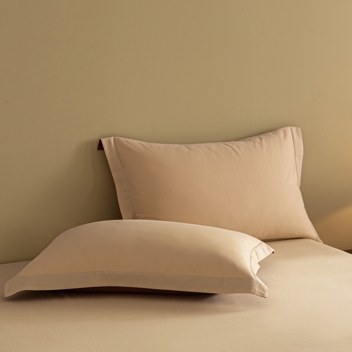 91家纺网 家纺一手货源 找家纺 秀色家纺 2025高端长绒棉贡缎加厚磨毛纯棉单件床笠三件套床罩全棉床垫保护套50s 冬禧-奶油