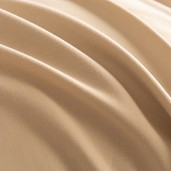 91家纺网 家纺一手货源 找家纺 秀色家纺 2025高端长绒棉贡缎加厚磨毛纯棉单件床笠三件套床罩全棉床垫保护套50s 冬禧-奶油