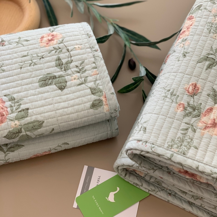 91家纺网 家纺一手货源 找家纺 汇庭 2025秋冬新款·全棉床盖三件套 玫瑰故事