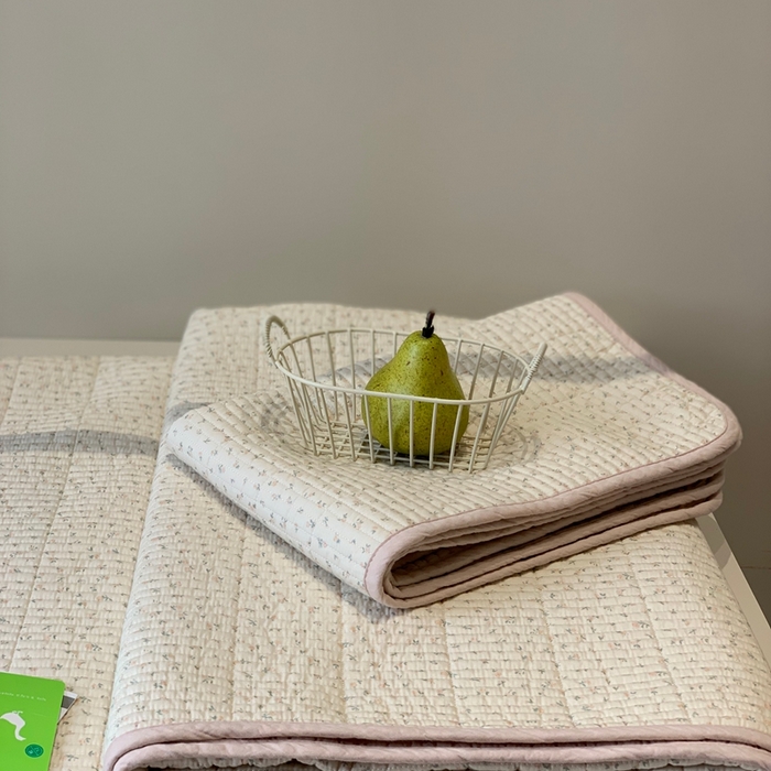 91家纺网 家纺一手货源 找家纺 汇庭 2025秋冬新款·全棉床盖三件套 美好粉