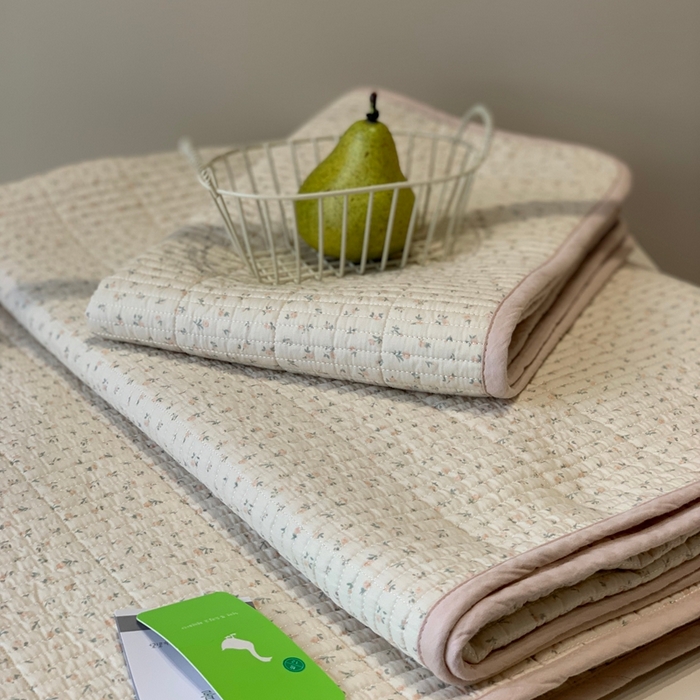 91家纺网 家纺一手货源 找家纺 汇庭 2025秋冬新款·全棉床盖三件套 美好粉