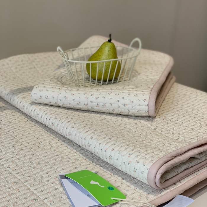 91家纺网 家纺一手货源 找家纺 汇庭 2025秋冬新款·全棉床盖三件套 美好粉