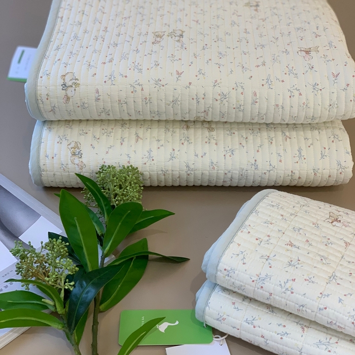 91家纺网 家纺一手货源 找家纺 汇庭 2025秋冬新款·全棉床盖三件套 妙妙小兔