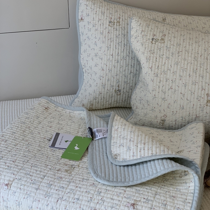 91家纺网 家纺一手货源 找家纺 汇庭 2025秋冬新款·全棉床盖三件套 妙妙小兔