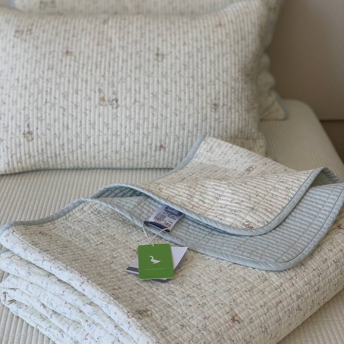 91家纺网 家纺一手货源 找家纺 汇庭 2025秋冬新款·全棉床盖三件套 妙妙小兔