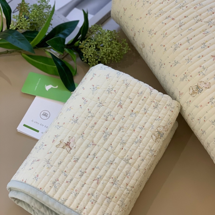 汇庭 2025秋冬新款·全棉床盖三件套 妙妙小兔