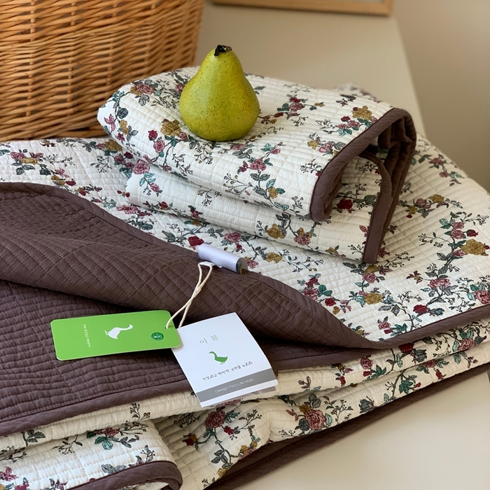 91家纺网 家纺一手货源 找家纺 汇庭 2025秋冬新款·全棉床盖三件套 奈雪