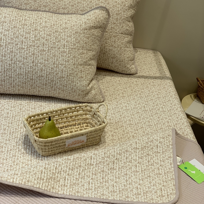 91家纺网 家纺一手货源 找家纺 汇庭 2025秋冬新款·全棉床盖三件套 素颜粉庄园