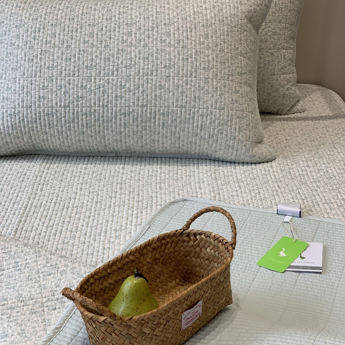 91家纺网 家纺一手货源 找家纺 汇庭 2025秋冬新款·全棉床盖三件套 素颜绿庄园