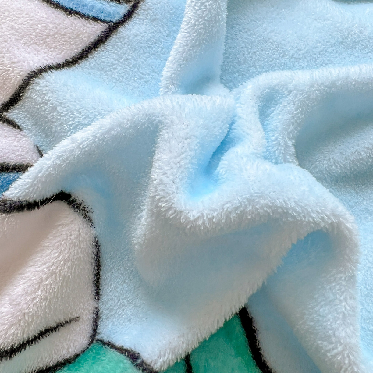 91家纺网 家纺一手货源 找家纺 浩诚 2025新款高克重原创设计宇航员太空人牛奶绒大版卡通四件套 宇航员家族