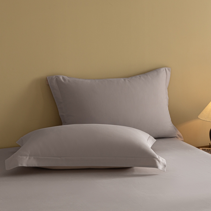 91家纺网 家纺一手货源 找家纺 秀色家纺 2025高端长绒棉贡缎加厚磨毛纯棉单件床笠三件套床罩全棉床垫保护套50s 冬禧-珍珠灰