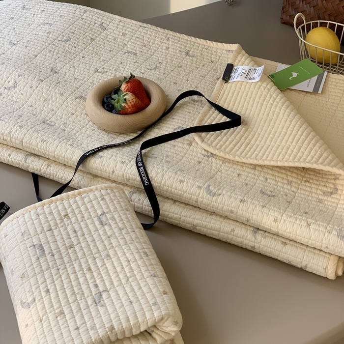 91家纺网 家纺一手货源 找家纺 汇庭 2025秋冬新款·全棉床盖三件套 幸运星