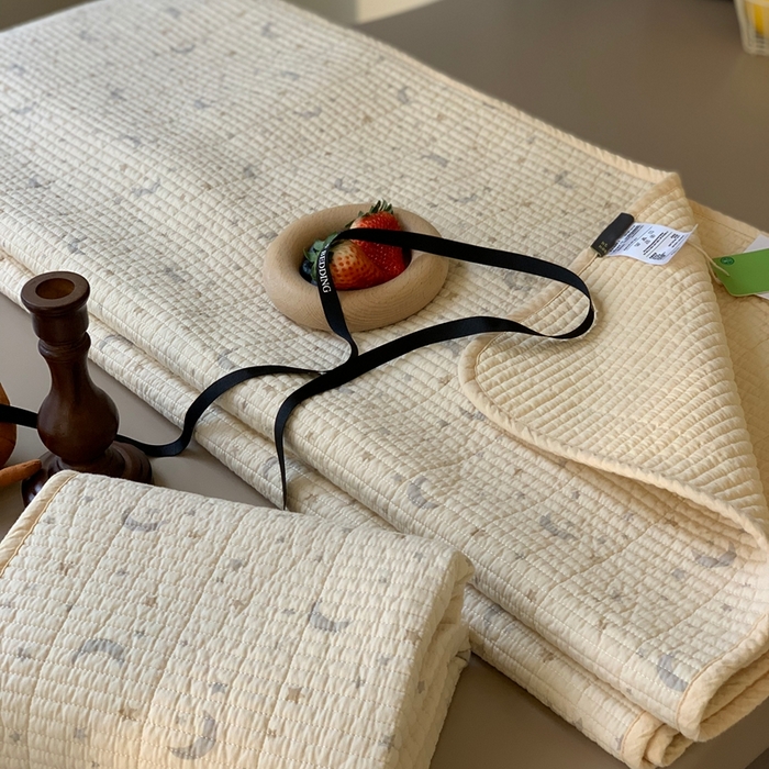 91家纺网 家纺一手货源 找家纺 汇庭 2025秋冬新款·全棉床盖三件套 幸运星