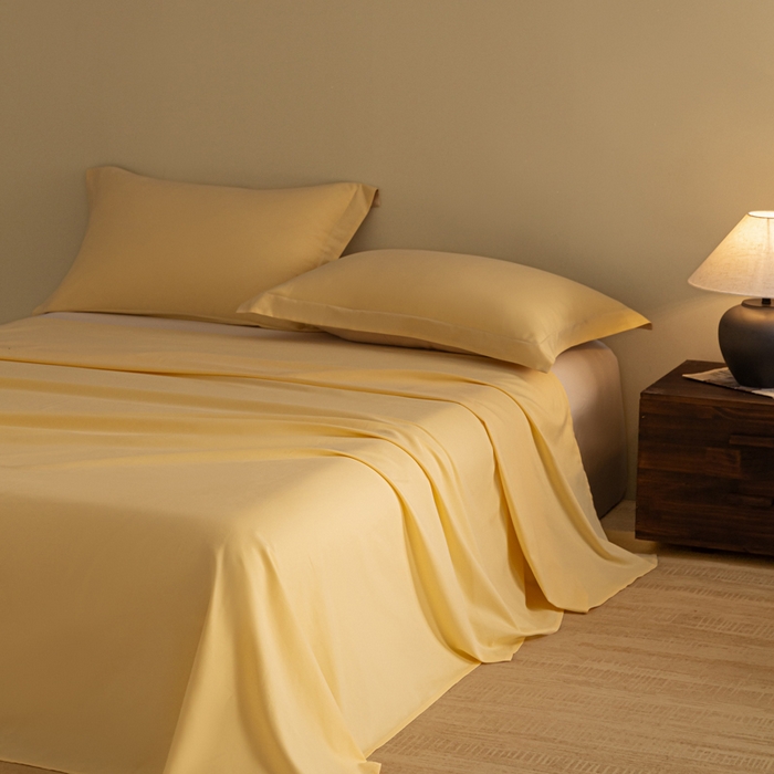 91家纺网 家纺一手货源 找家纺 （总）秀色家纺 2025冬季微绒感精梳全棉加厚碳素轻磨毛纯棉床单三件套被单单件Ａ类