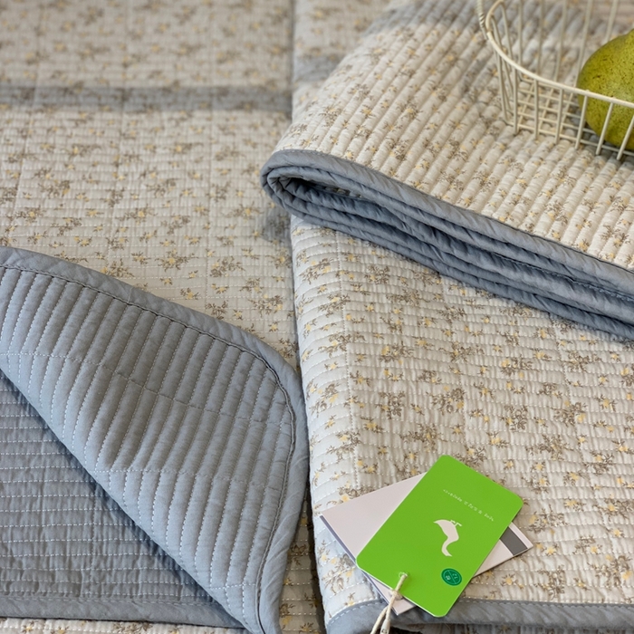 91家纺网 家纺一手货源 找家纺 汇庭 2025秋冬新款·全棉床盖三件套 雅漾兰