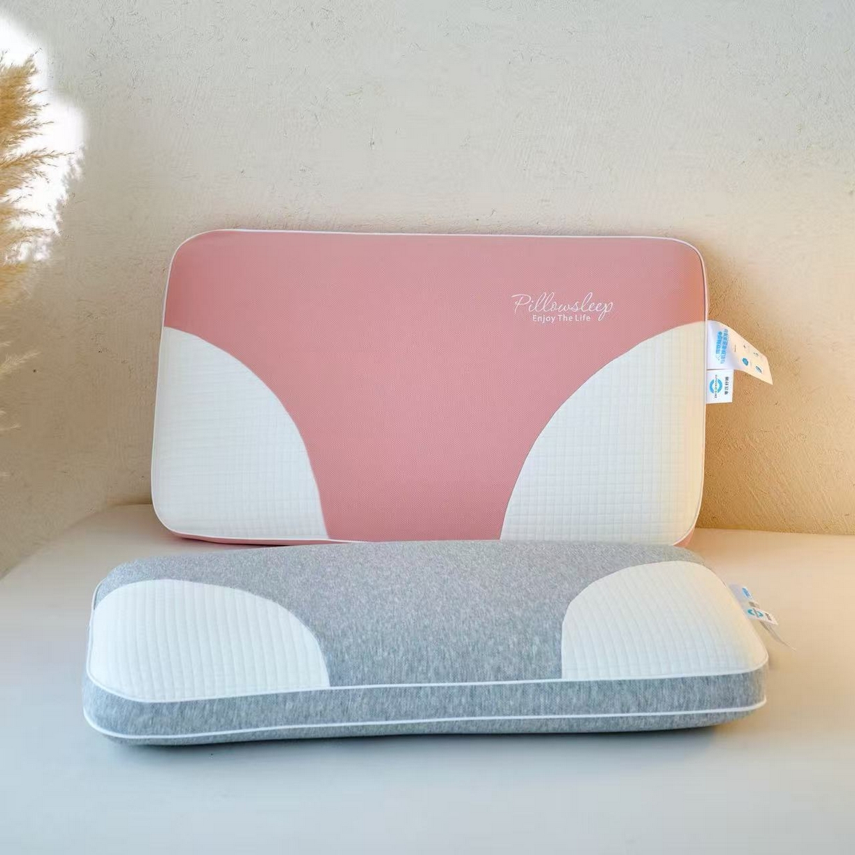 帝诺妮枕芯坊 2025新款亲肤记忆枕 枕头枕芯 粉色