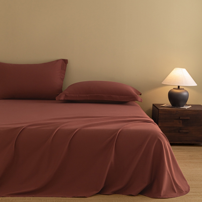 91家纺网 家纺一手货源 找家纺 （总）秀色家纺 2025冬季微绒感精梳全棉加厚碳素轻磨毛纯棉床单三件套被单单件Ａ类