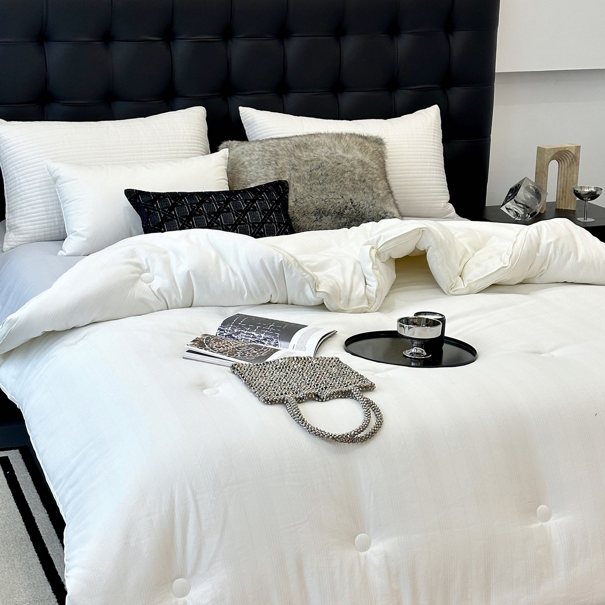 91家纺网 家纺一手货源 找家纺 （总）JUICY 橘滋家纺 2025新款生物绒暖暖发热提花被子被芯