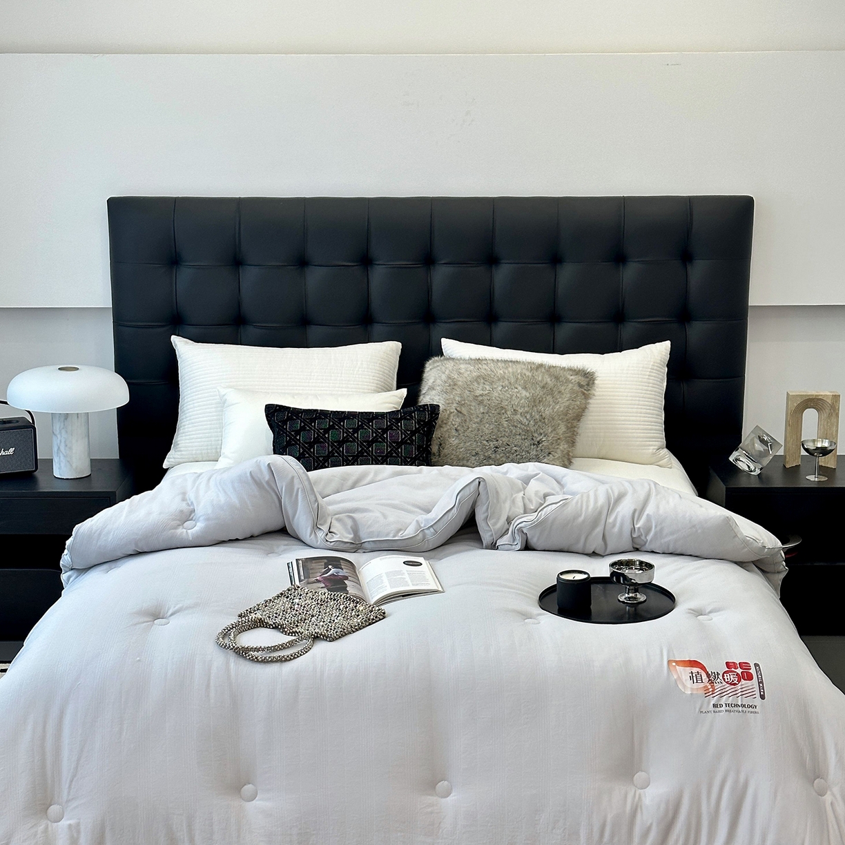 JUICY 橘滋家纺 2025新款生物绒暖暖发热提花被子被芯 暖暖发热被-灰