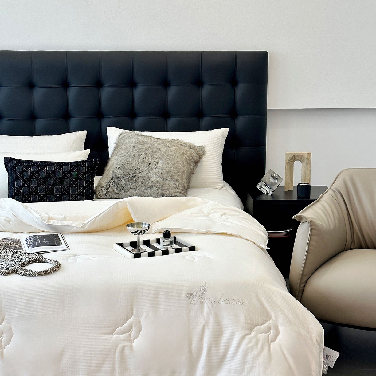 91家纺网 家纺一手货源 找家纺 （总）JUICY 橘滋家纺 2025新款全棉抗菌大豆四季被春秋被子被芯