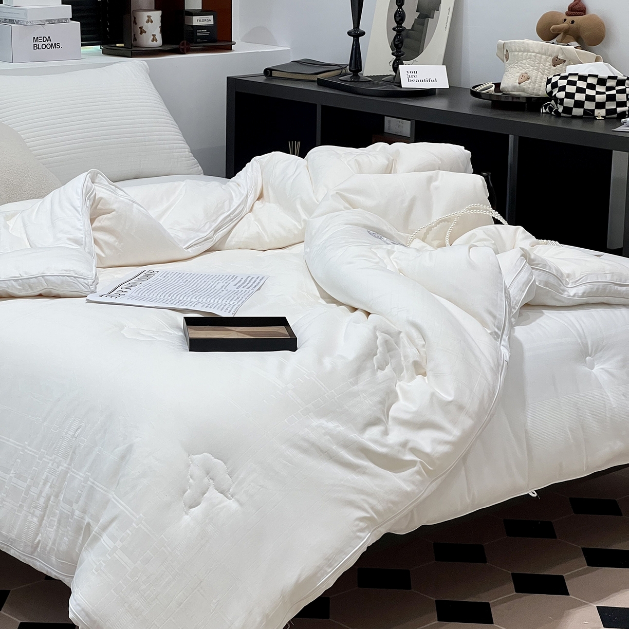 91家纺网 家纺一手货源 找家纺 （总）JUICY 橘滋家纺 2025新款多功能大豆蛋白双胎被子被芯