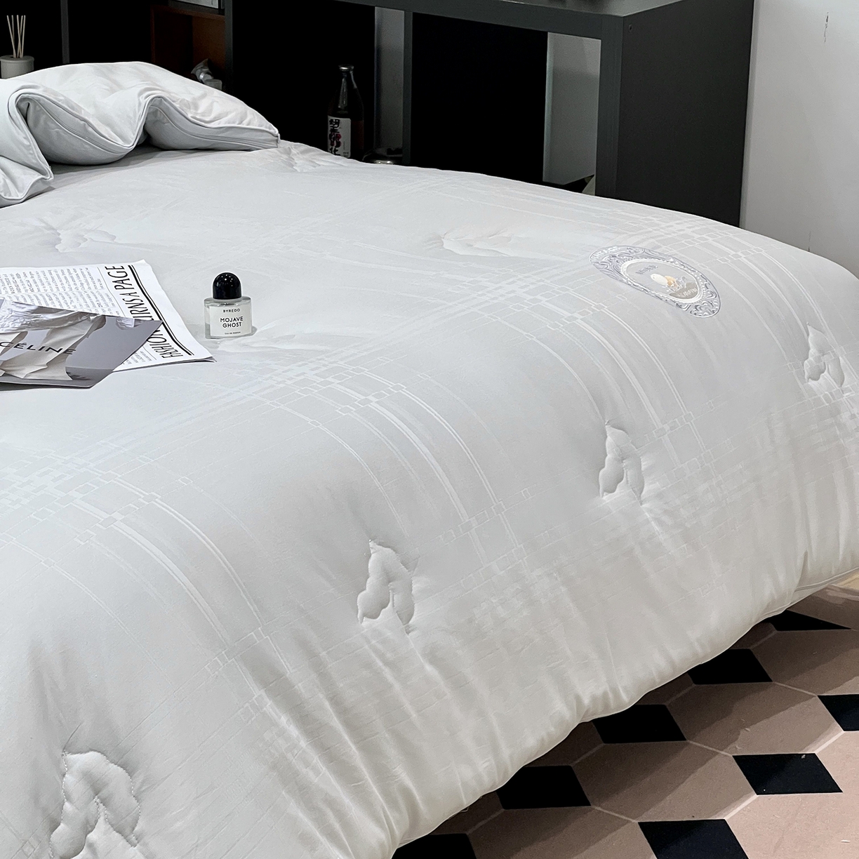 91家纺网 家纺一手货源 找家纺 JUICY 橘滋家纺 2025新款多功能大豆蛋白双胎被子被芯 多功能大豆蛋白双胎被-灰